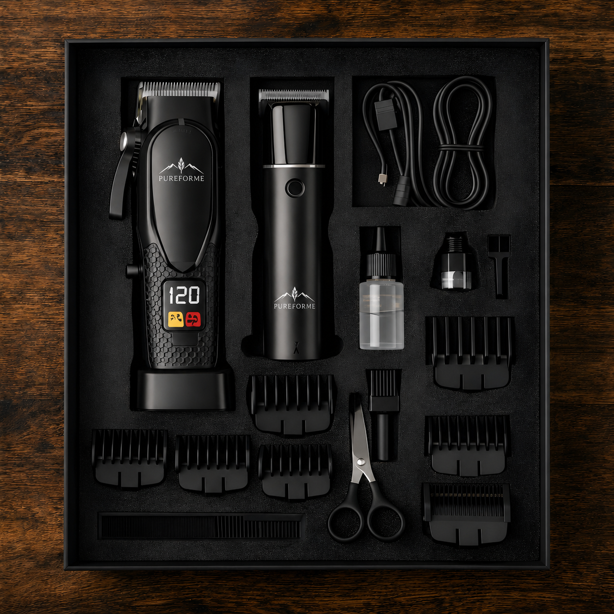 PureForme – Kit Tondeuse Barbe & Cheveux