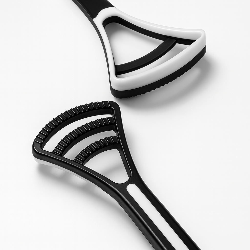 PureForme – Gratte-Langue en Acier Inoxydable