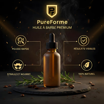PureForme – Huile Croissace Barbe Premium