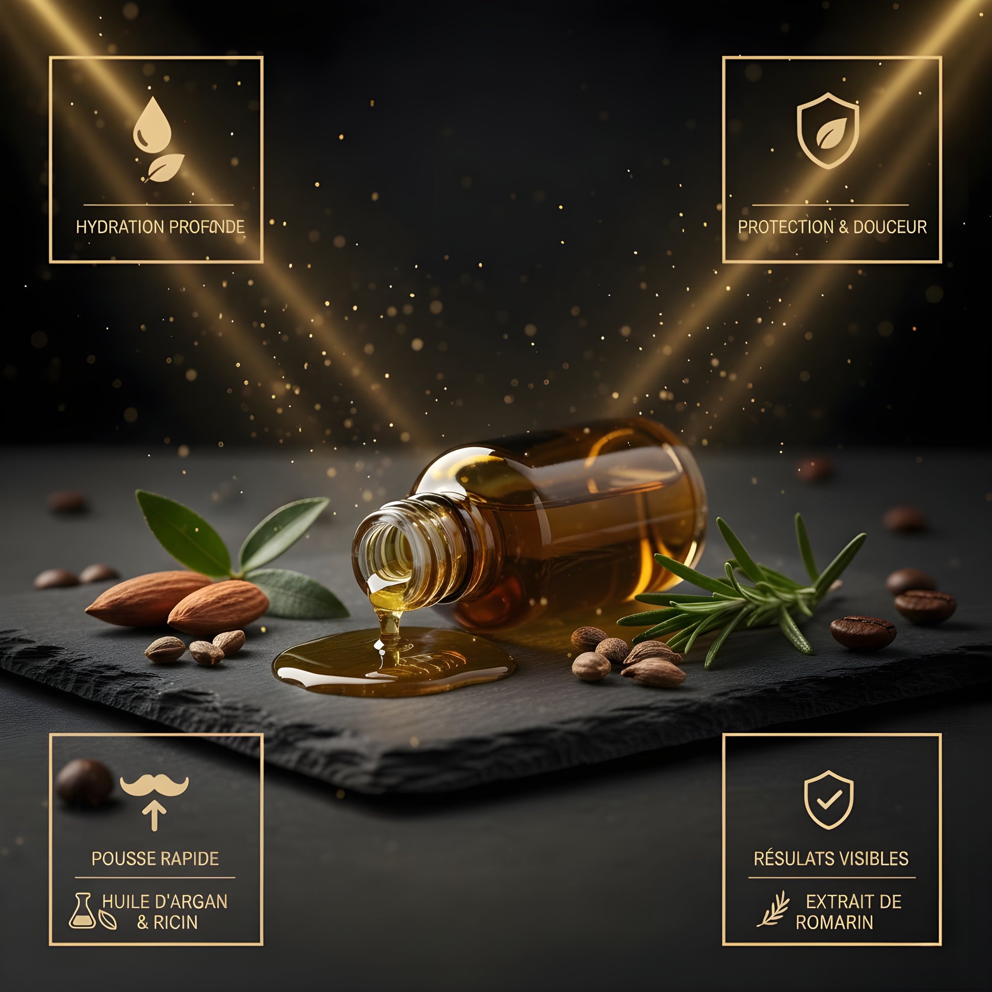 PureForme – Huile Croissace Barbe Premium